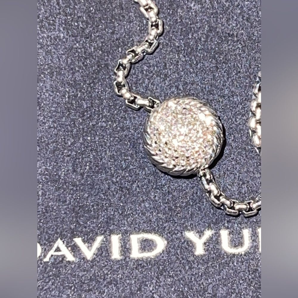 DAVID YURMAN Diamond Chatelaine Petite Pave Station Bracelet DAVID YURMAN - Picture 4 of 12